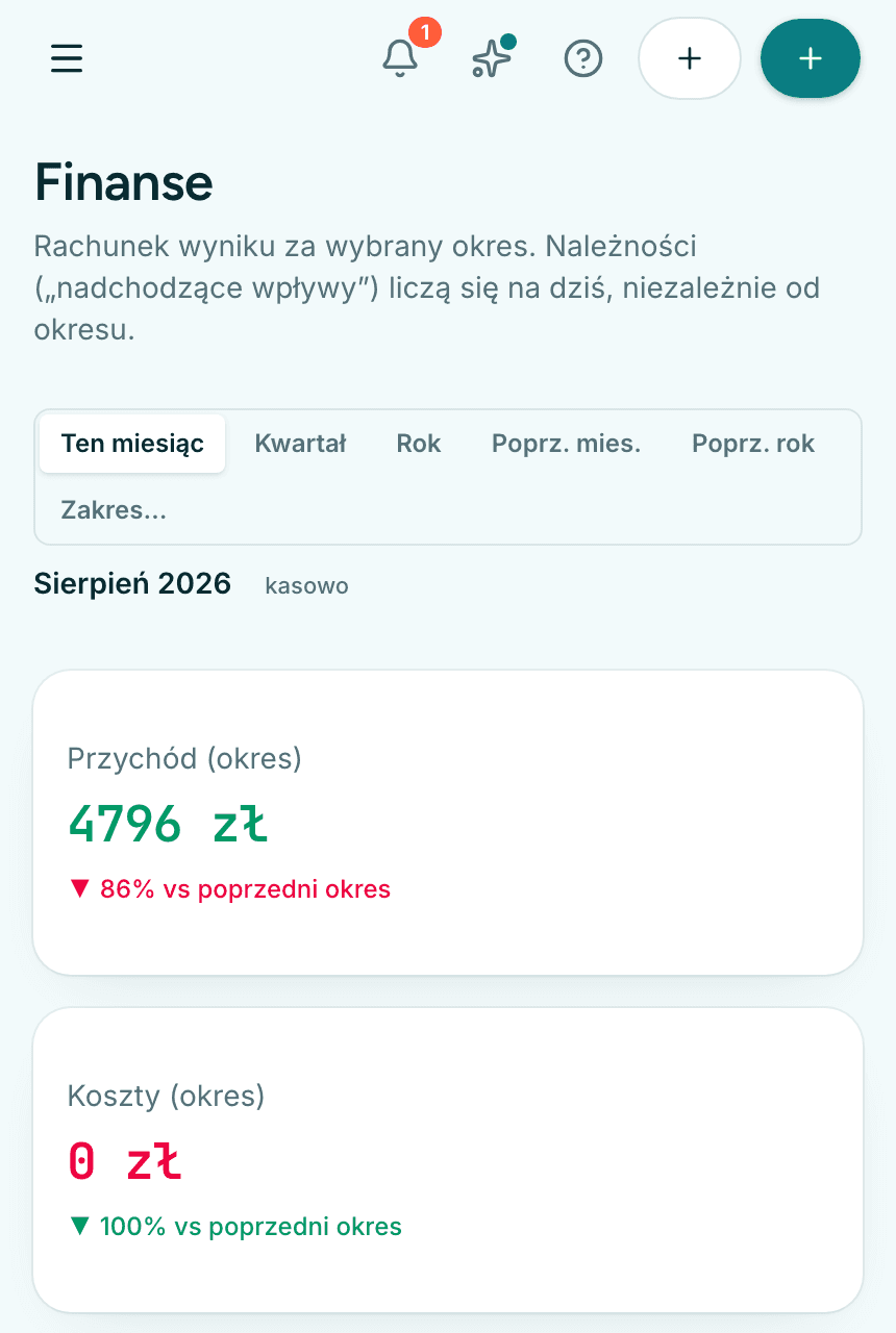 Wybierasz okres, resztę liczy Nurtwise.