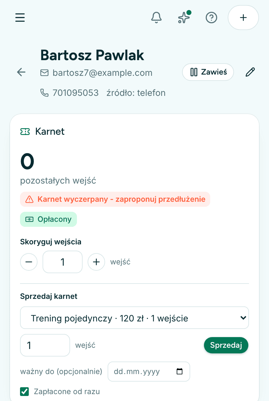 „Otwarta” zamiast wysyłania w ciemno.