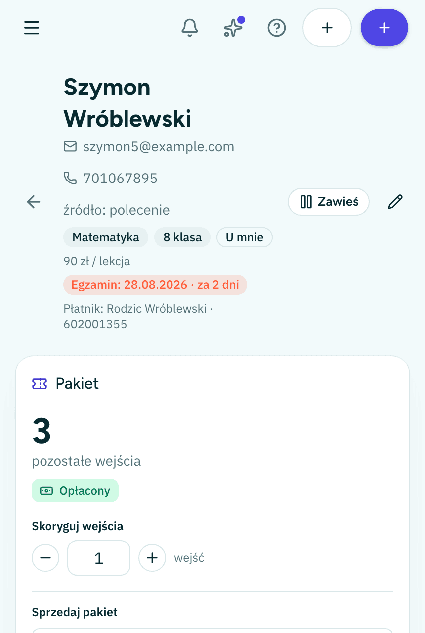 Rodzic płaci, dziecko się uczy - i to się zgadza.